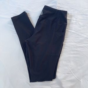 Reebok Black Workout leggings with pockets